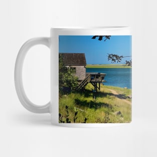 Orleans, MA, overlooking beautiful Nauset Harbor and the beach beyond Mug